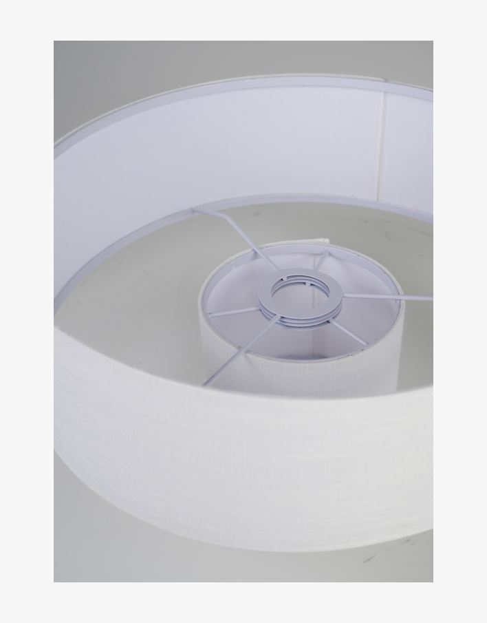 Lampskärm vit - 21,5 cm ø38 vit - 1
