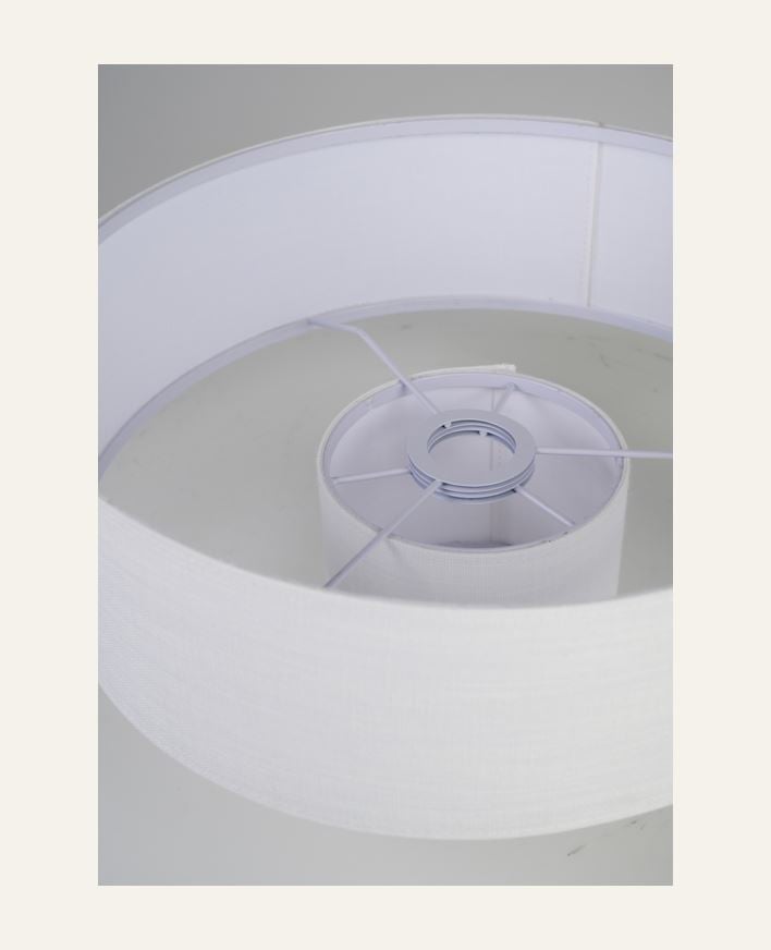 Lampskärm vit - 21,5 cm ø38 vit - 1