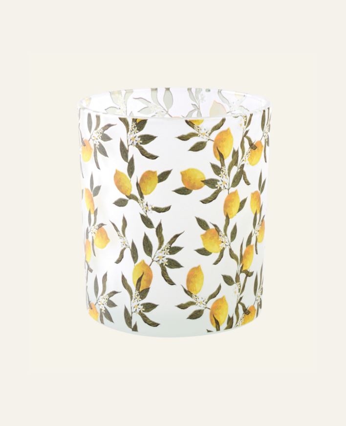 Värmeljushållare multi/gul - 8,8x8,8x10 cm multi/gul - 1