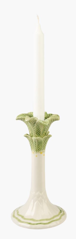 Small palm tree ljusstake multi/grön