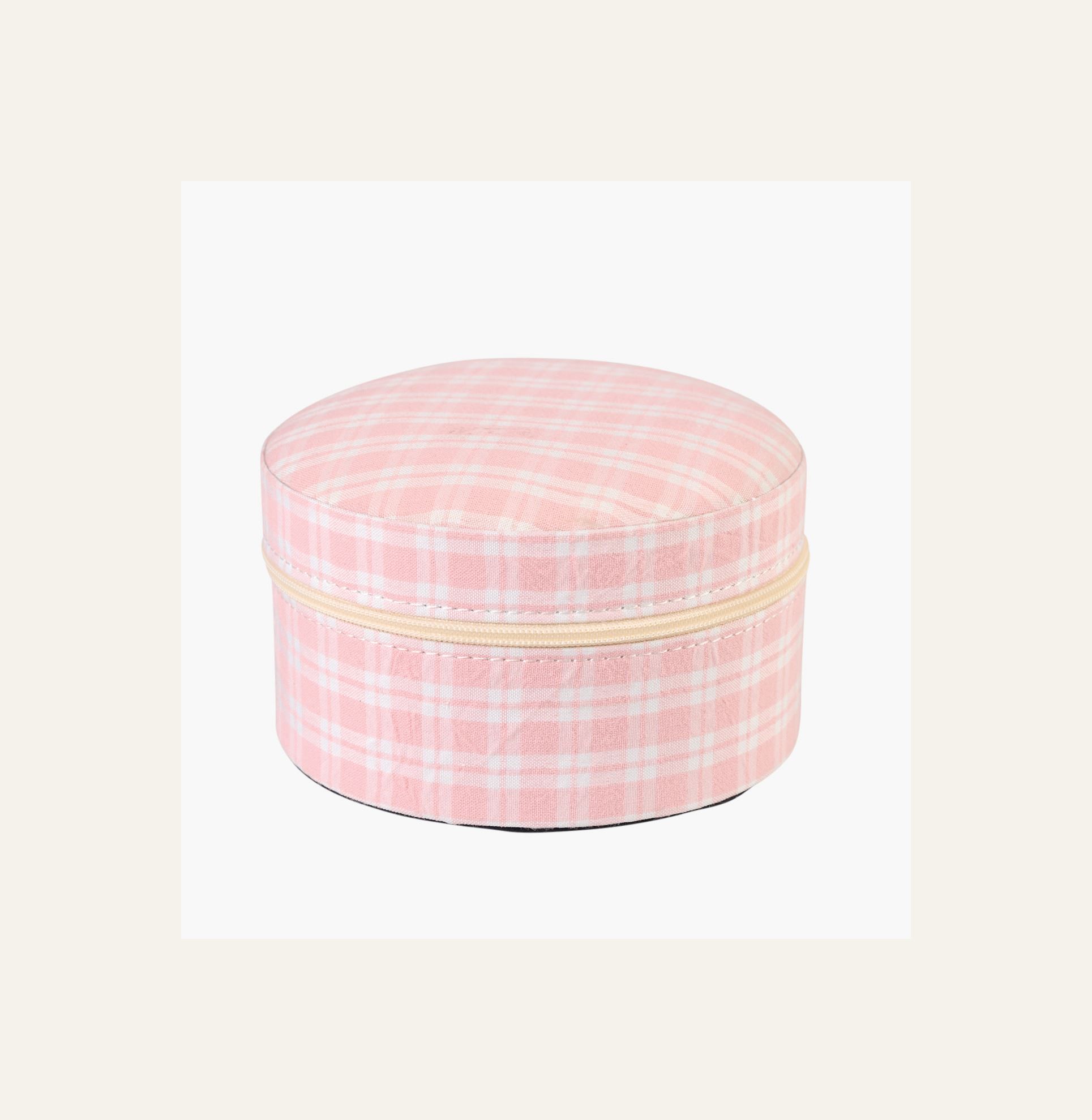 Smyckeskrin med dragkedja ljusrosa - 3