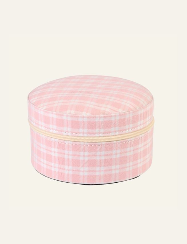 Smyckeskrin med dragkedja ljusrosa - 3