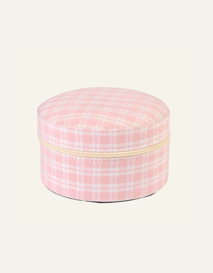 Smyckeskrin med dragkedja ljusrosa - 3