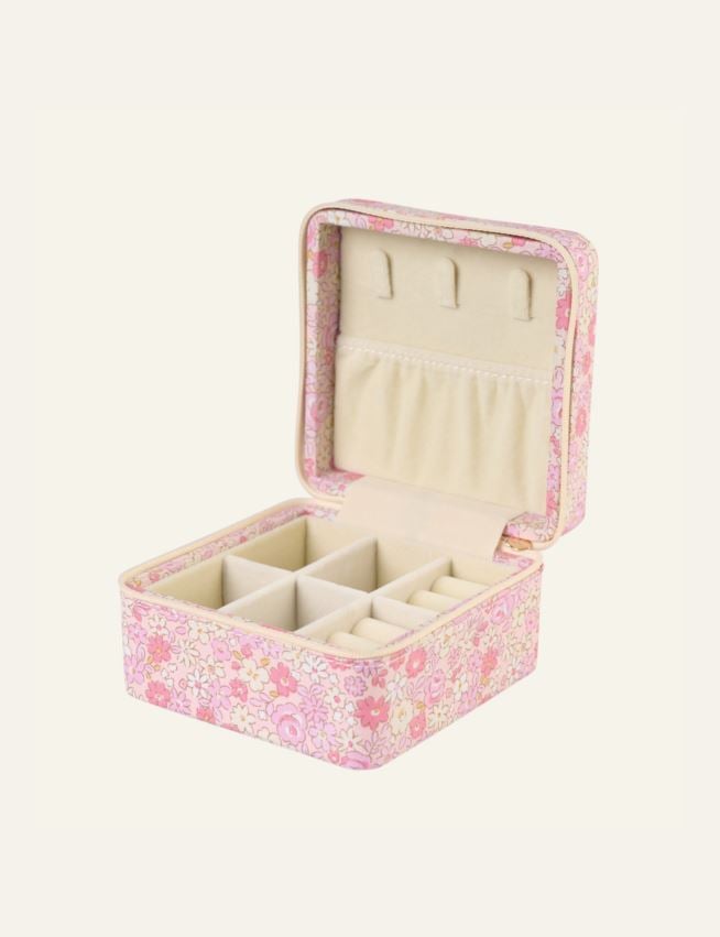 Smyckeskrin med dragkedja ljusrosa - 2