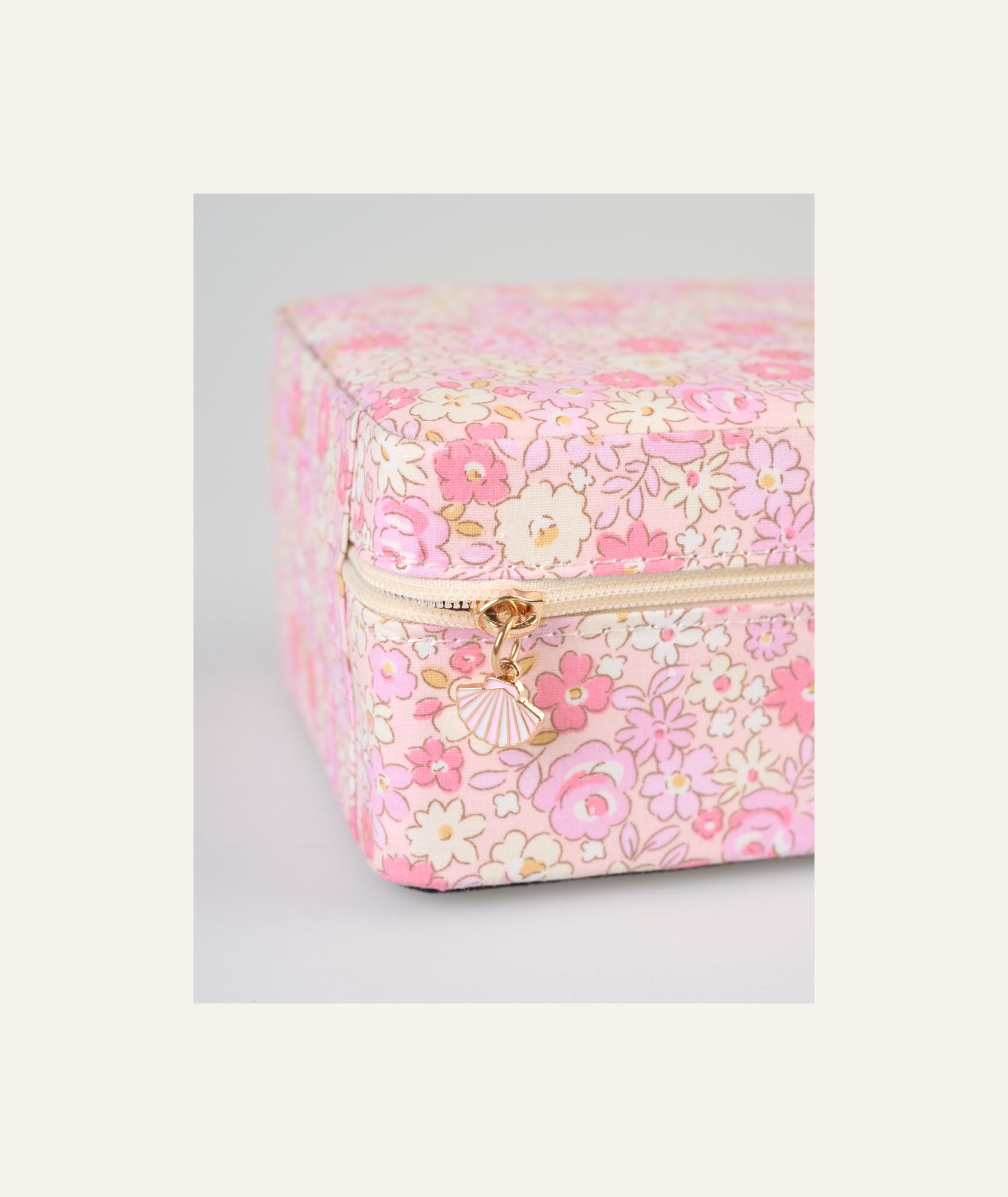 Smyckeskrin med dragkedja ljusrosa - 3