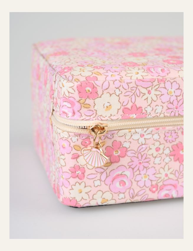 Smyckeskrin med dragkedja ljusrosa - 3