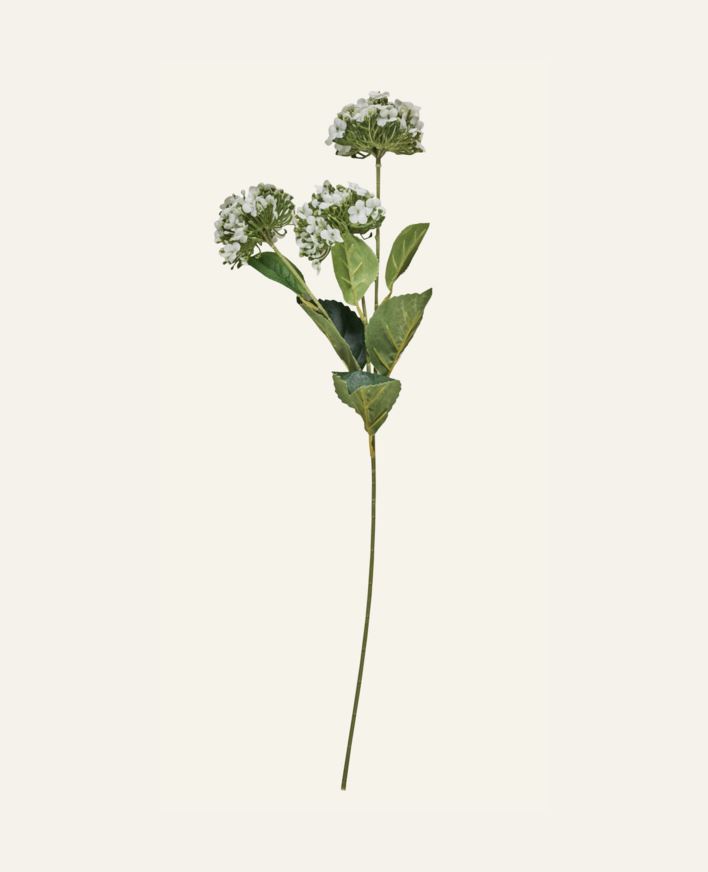 Konstgjord blomma vit - 10x30x64 cm vit - 1