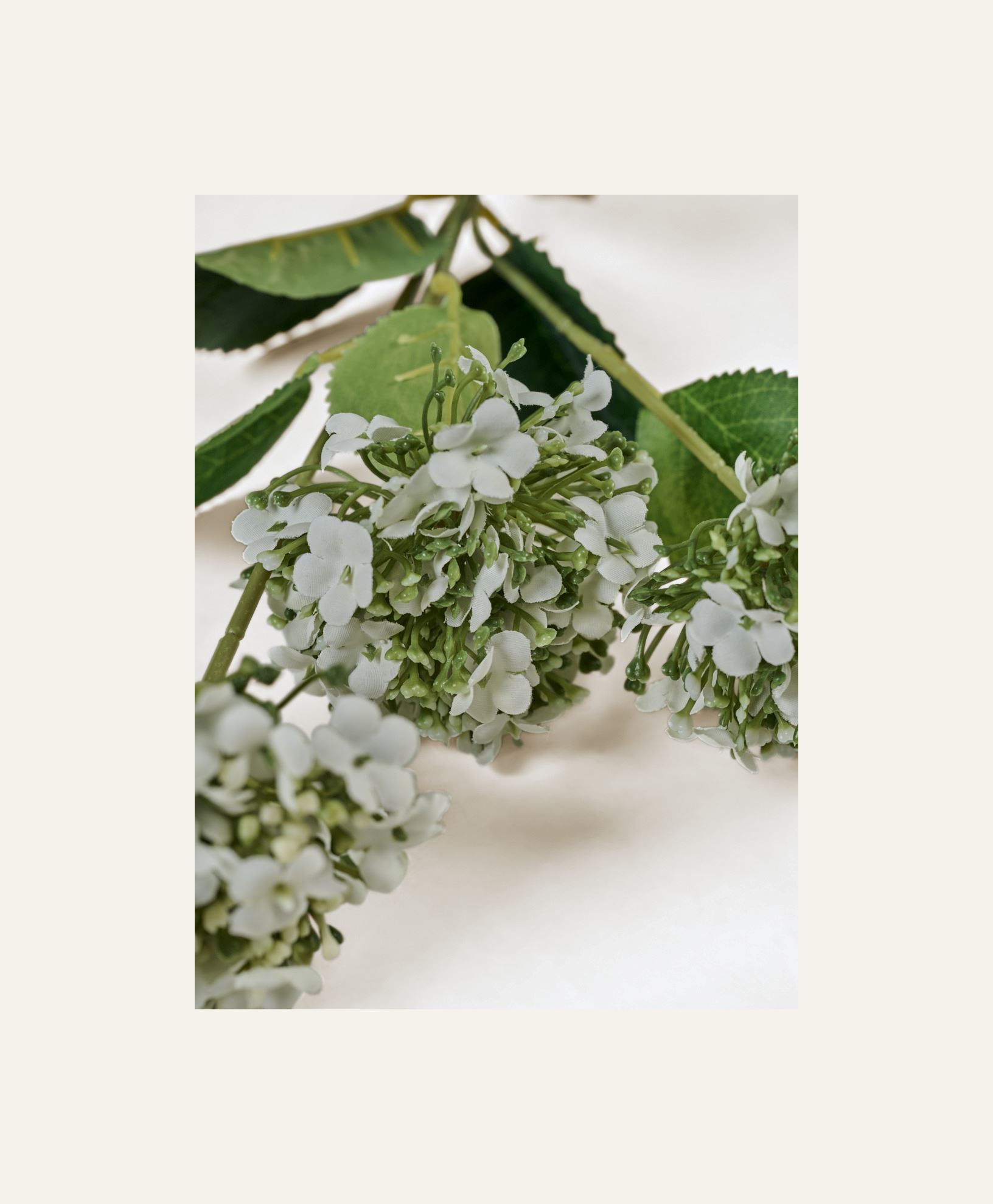 Konstgjord blomma vit - 2