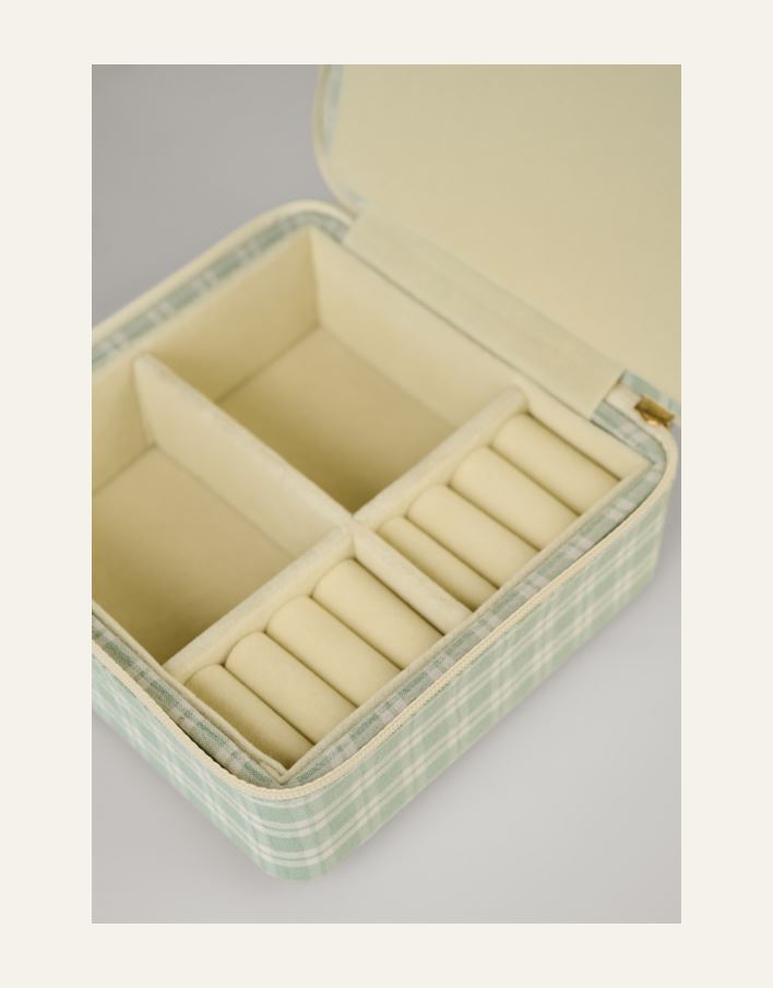 Smyckeskrin med dragkedja ljusgrön - 3