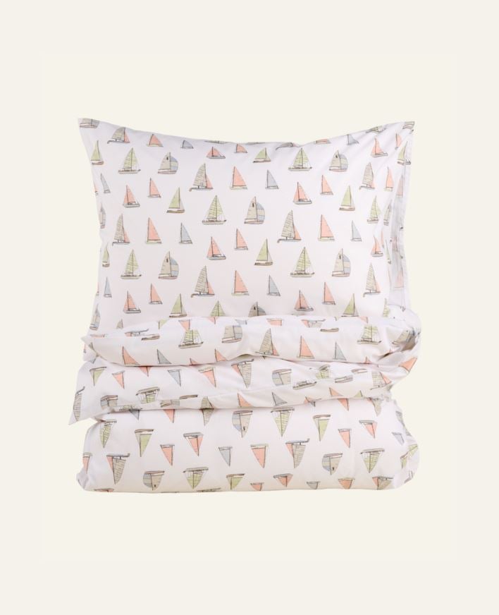 Påslakanset i bomull multi - 150x210+50x60 cm multi - 1