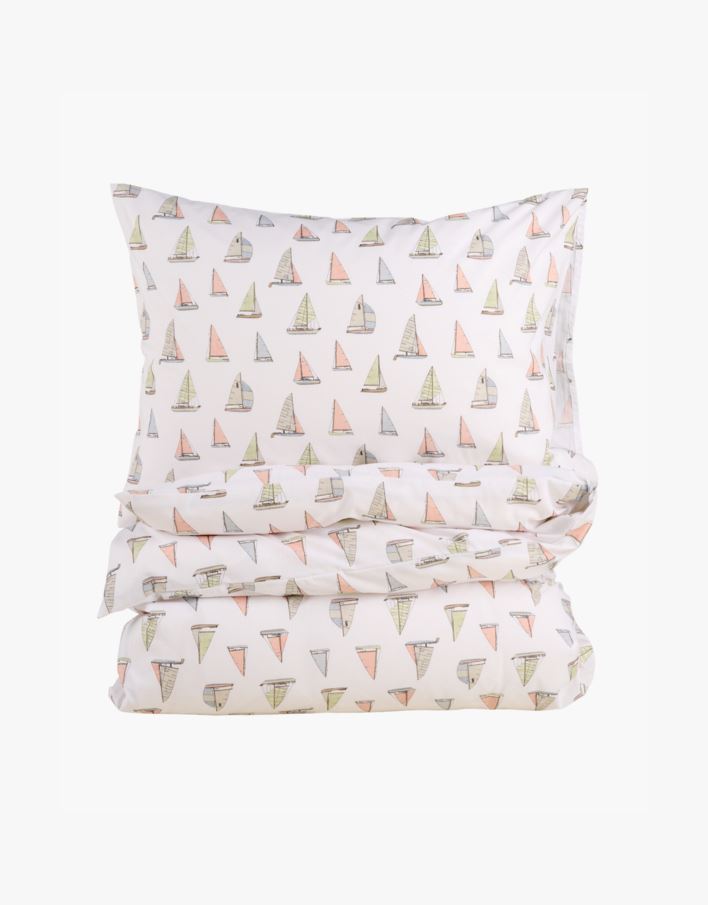 Påslakanset i bomull multi - 150x210+50x60 cm multi - 1