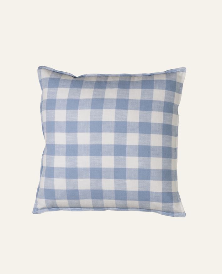 Prydnadskudde ljusblå - 50x50 cm ljusblå - 1