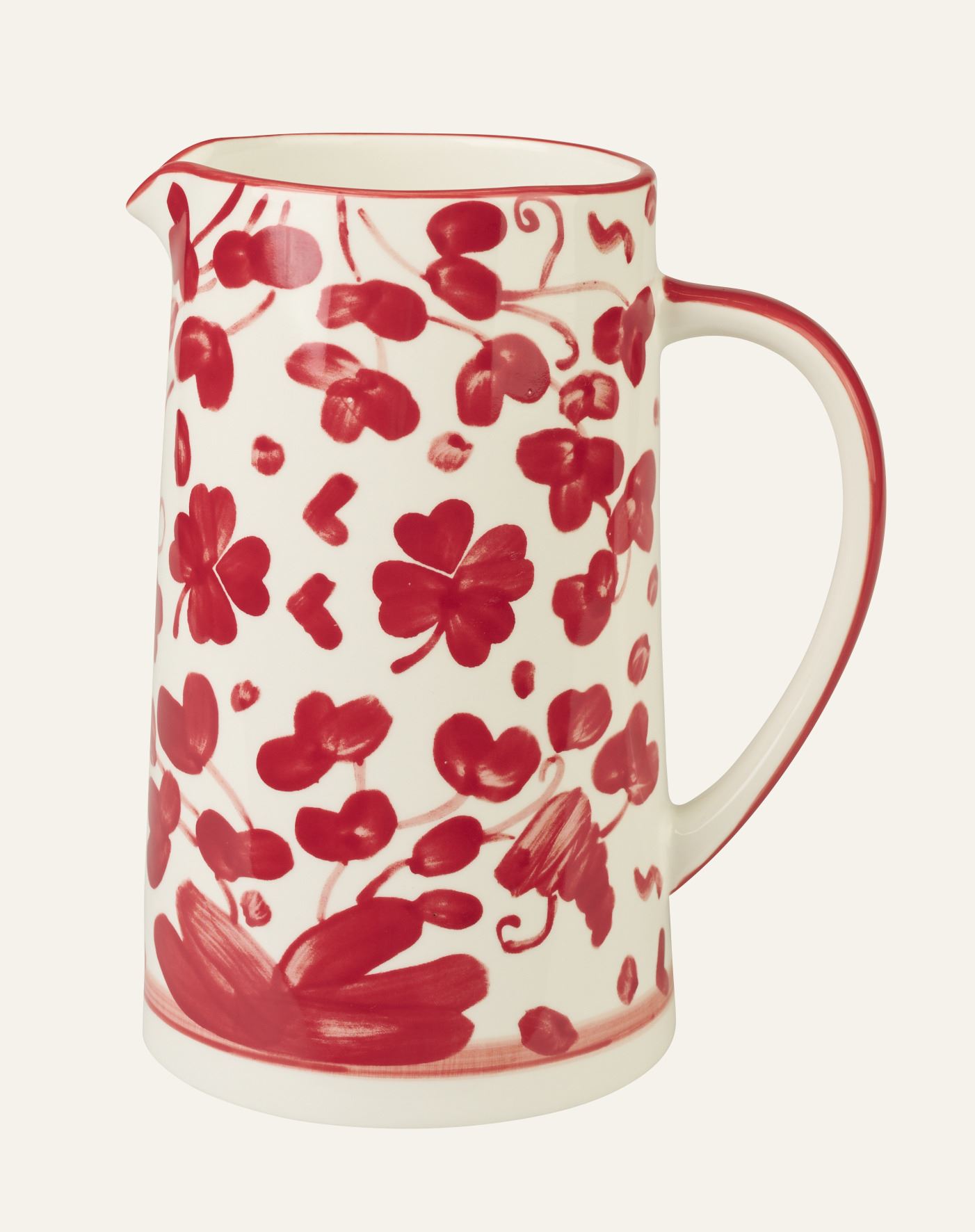 Clover karaff röd - Hemtex