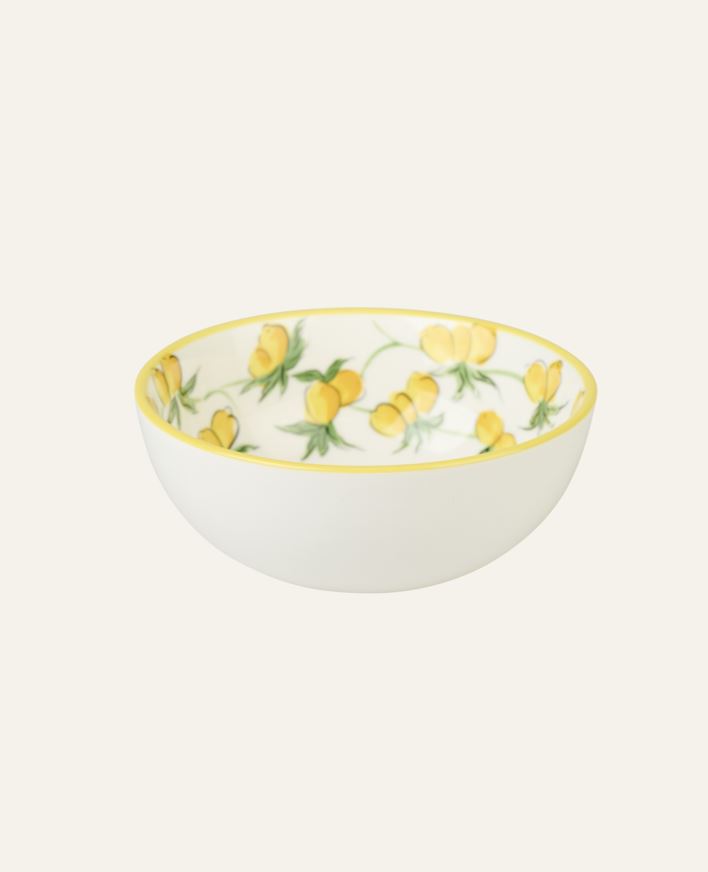 Skål multi/gul - ø12,5 cm multi/gul - 1