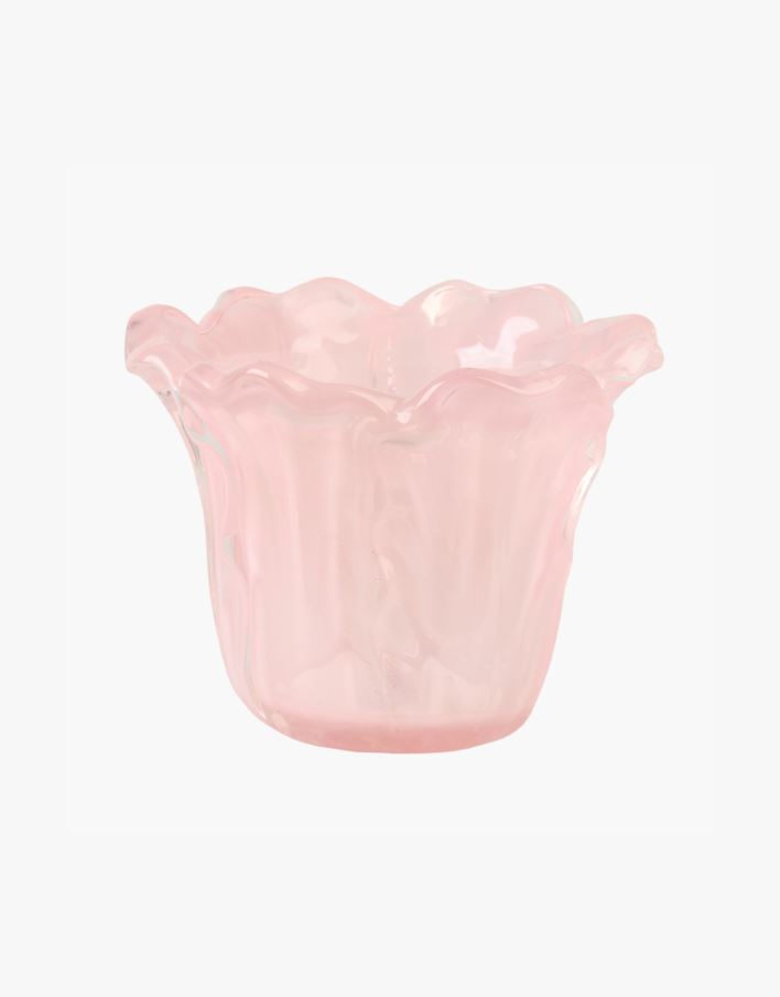 Värmeljushållare ljusrosa - 10x10x7,6 cm ljusrosa - 1