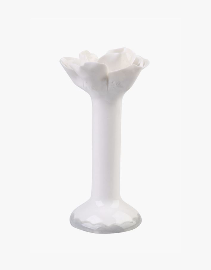Ljusstake offwhite - 8x8x9,3 cm offwhite - 1