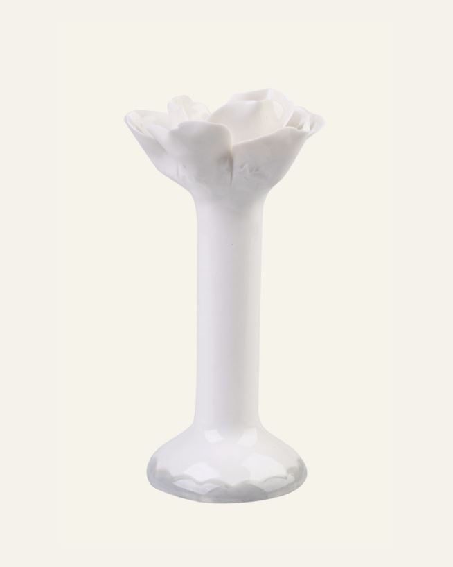 Ljusstake offwhite - 8x8x9,3 cm offwhite - 1