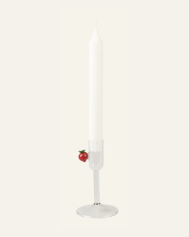 Ljusstake transparent - 7x7x12 cm transparent - 1