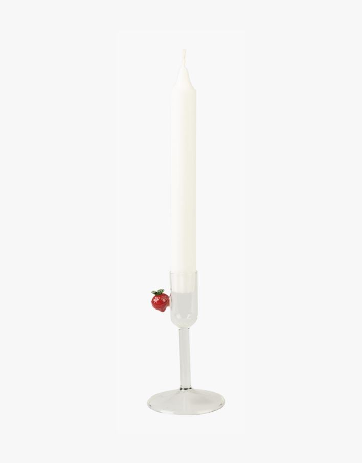 Ljusstake transparent - 7x7x12 cm transparent - 1