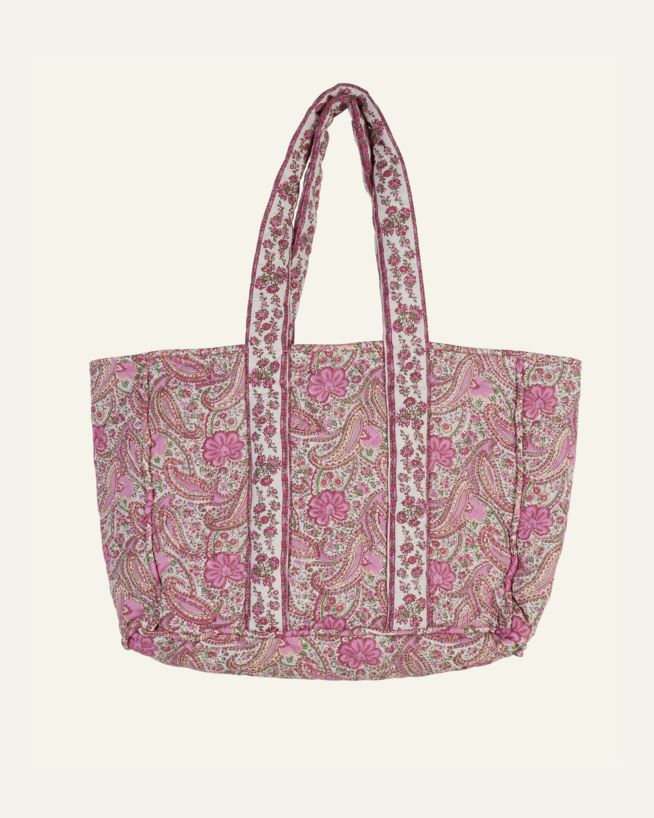 Liten tygväska multi/rosa - 30x40 cm multi/rosa - 1