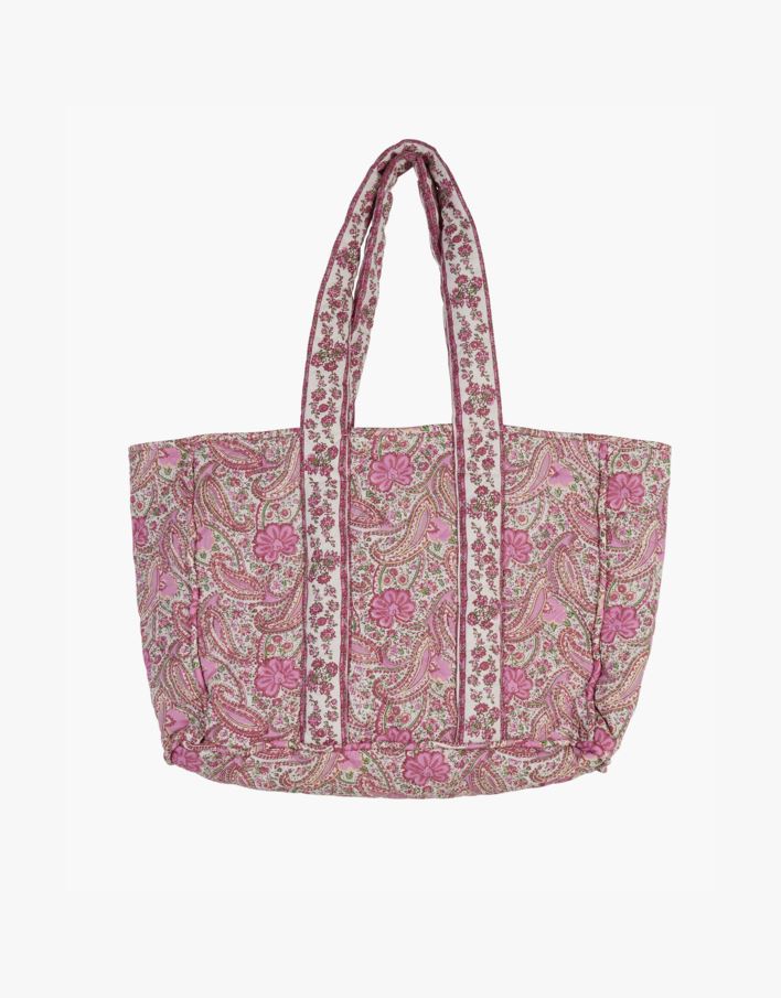 Liten tygväska multi/rosa - 30x40 cm multi/rosa - 1