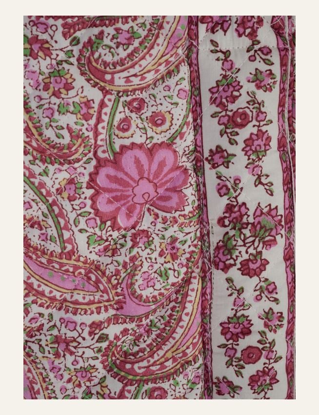 Liten tygväska multi/rosa - 2