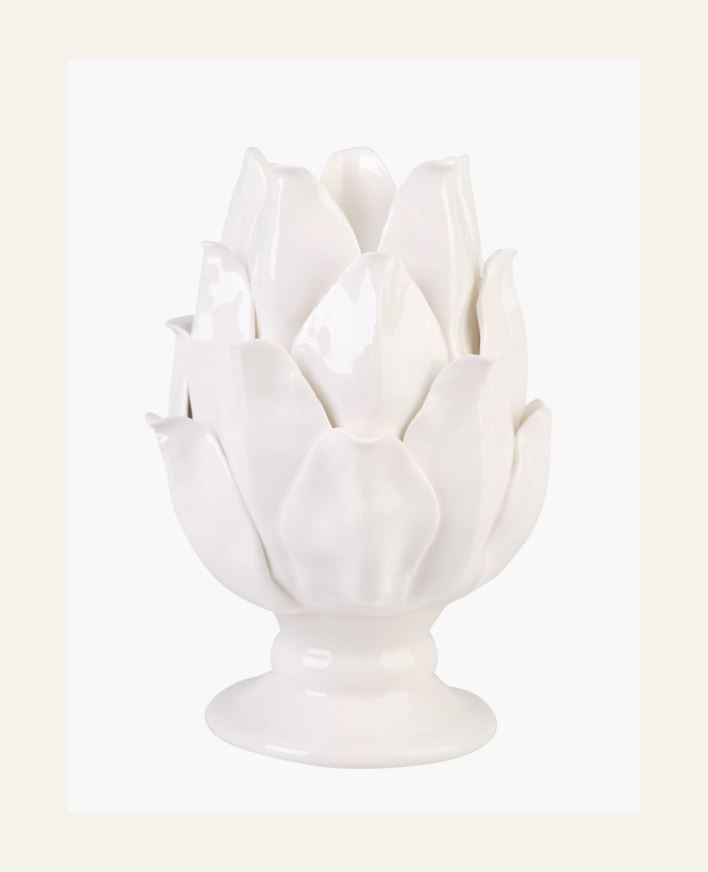 Värmeljushållare vit - 14x14x10 cm vit - 1