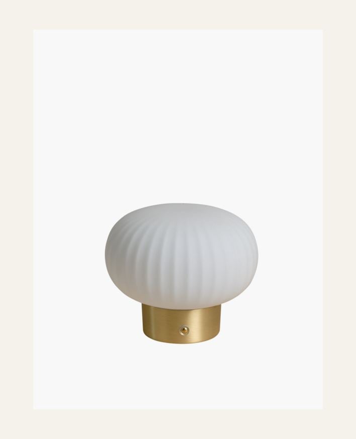 Batteridriven lampa mässing - 13,4 cm ø15,6 mässing - 1