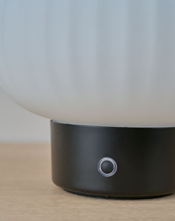 Batteridriven lampa svart - 4