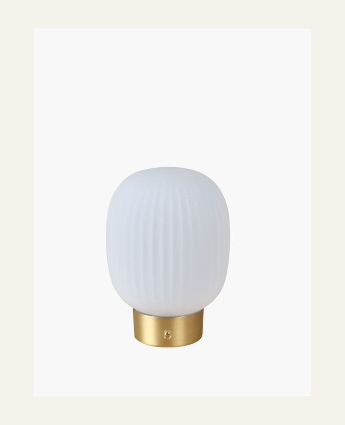 Batteridriven lampa mässing - 20 cm ø14,2 mässing - 1