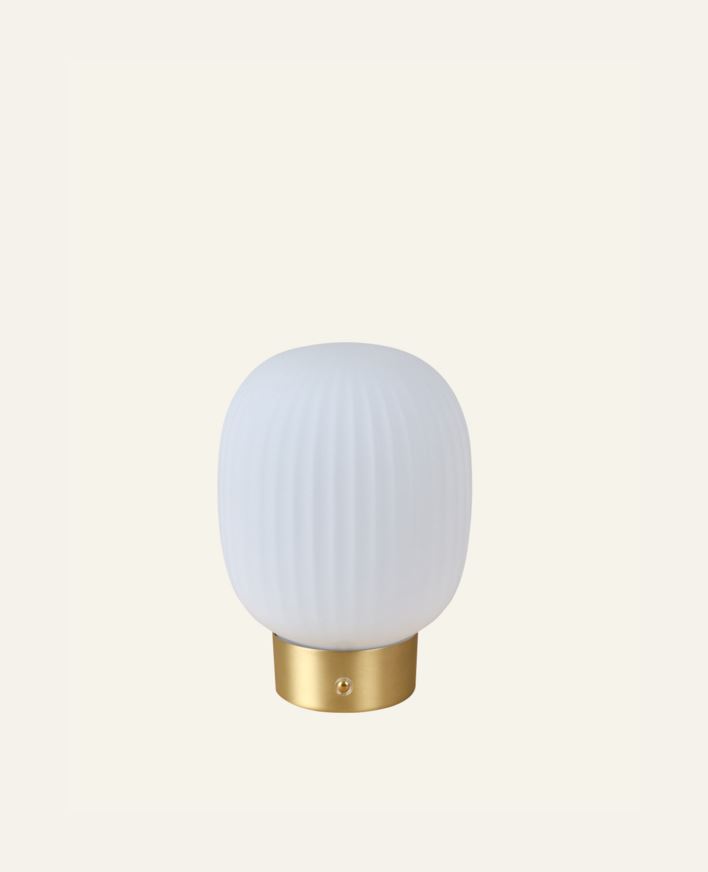 Batteridriven lampa mässing - 20 cm ø14,2 mässing - 1