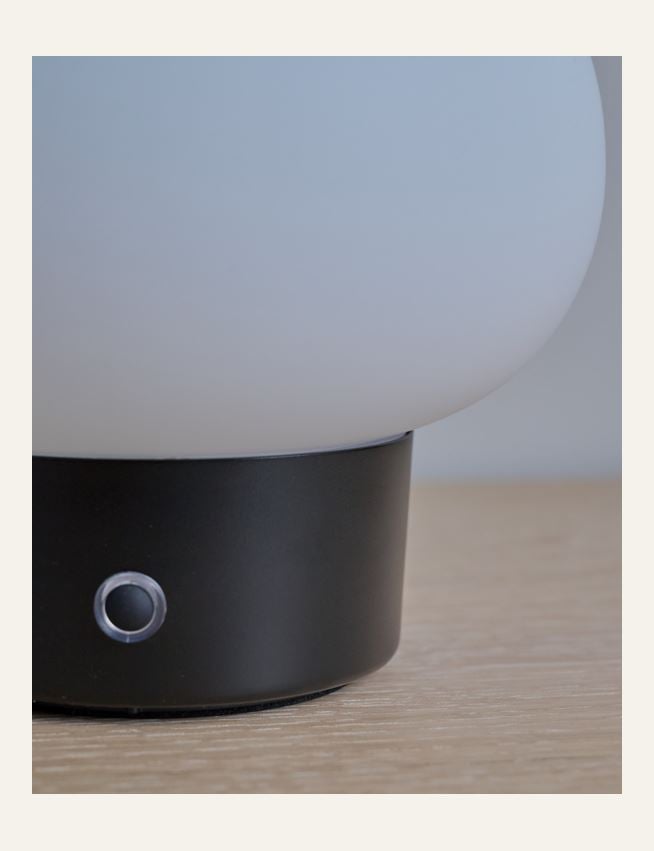 Batteridriven lampa svart - 3