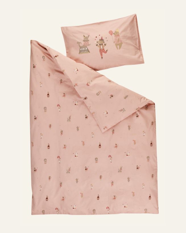 Sängkläder rosa - 100x130 38x55 cm rosa - 1