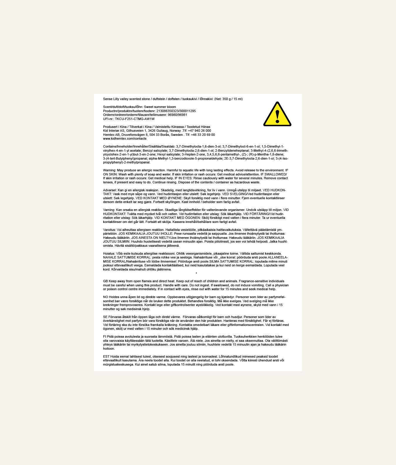 Doftstenar multi/beige - 4