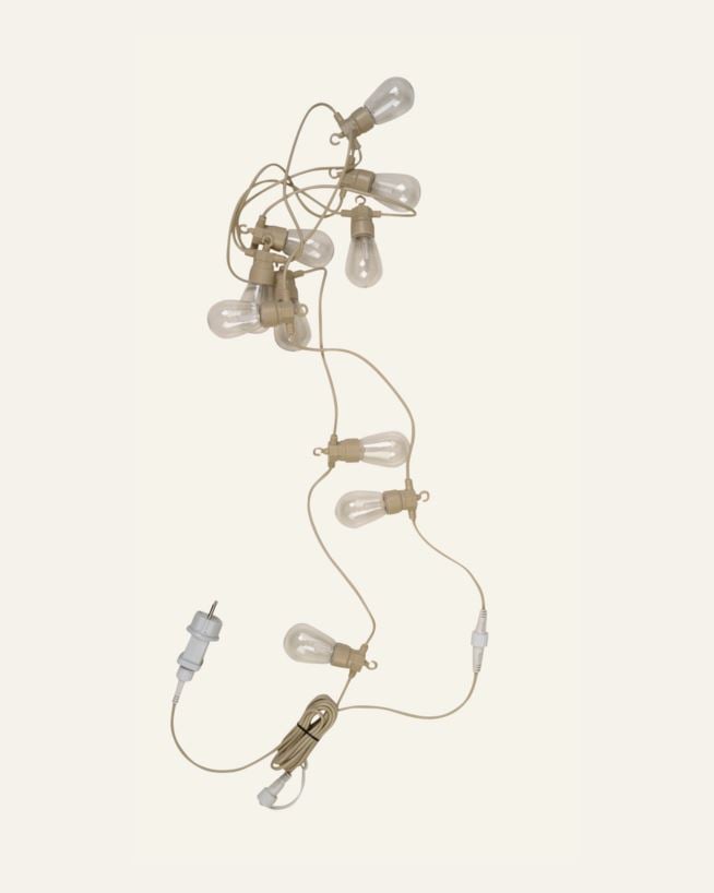 Led-ljusslinga beige - 570 cm beige - 1