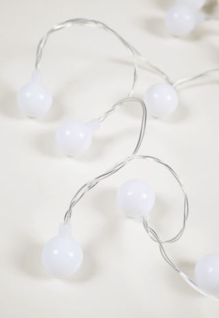 Sphere led-ljusslinga vit