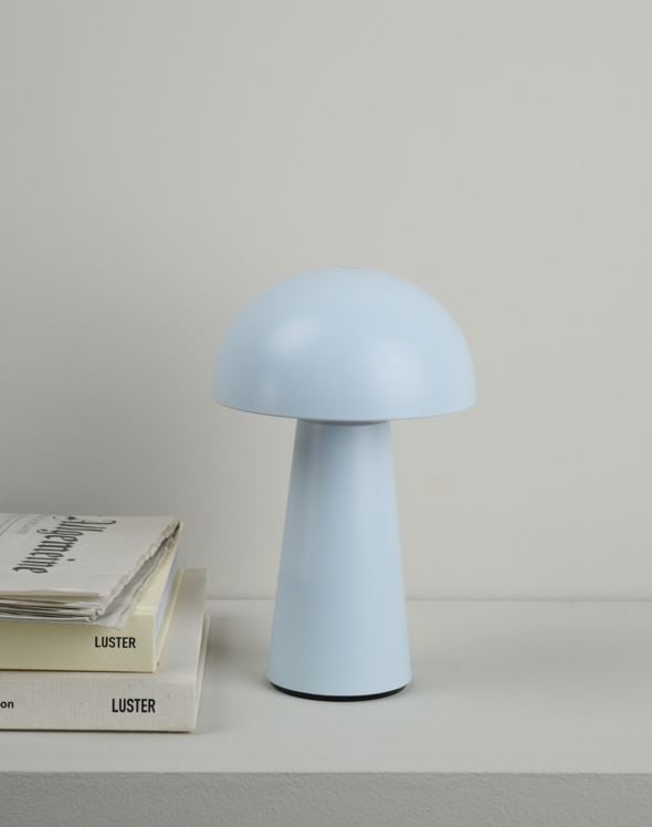 Batteridriven lampa ljusblå - 2