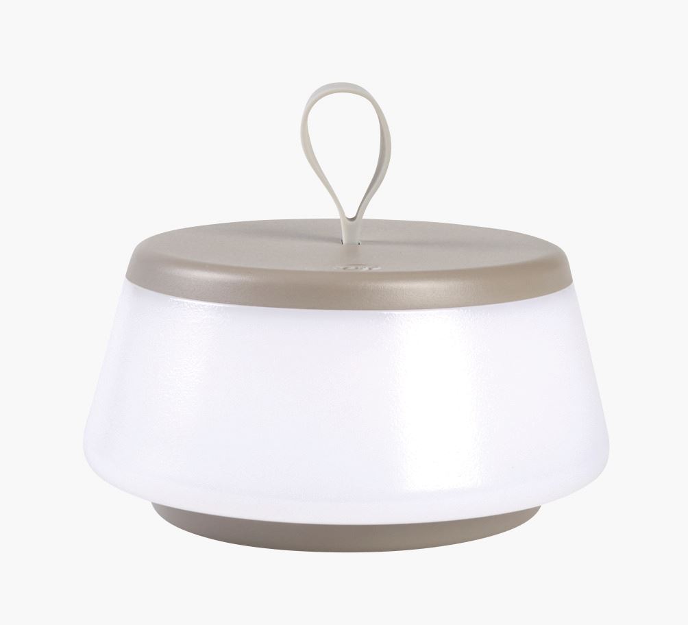 Batteridriven lampa taupe - 3