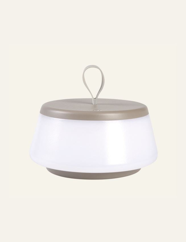 Batteridriven lampa taupe - 3