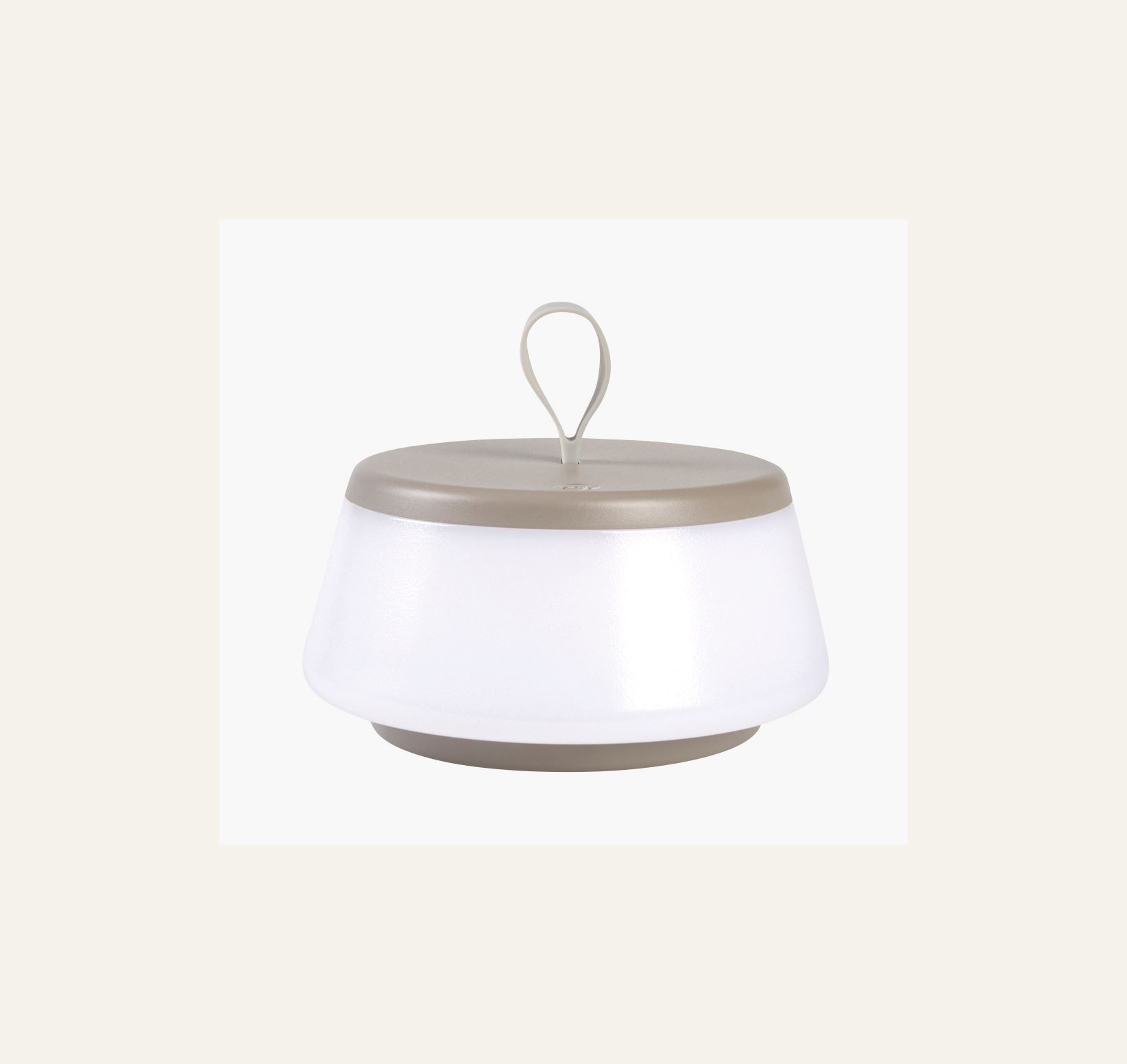 Batteridriven lampa taupe - 3