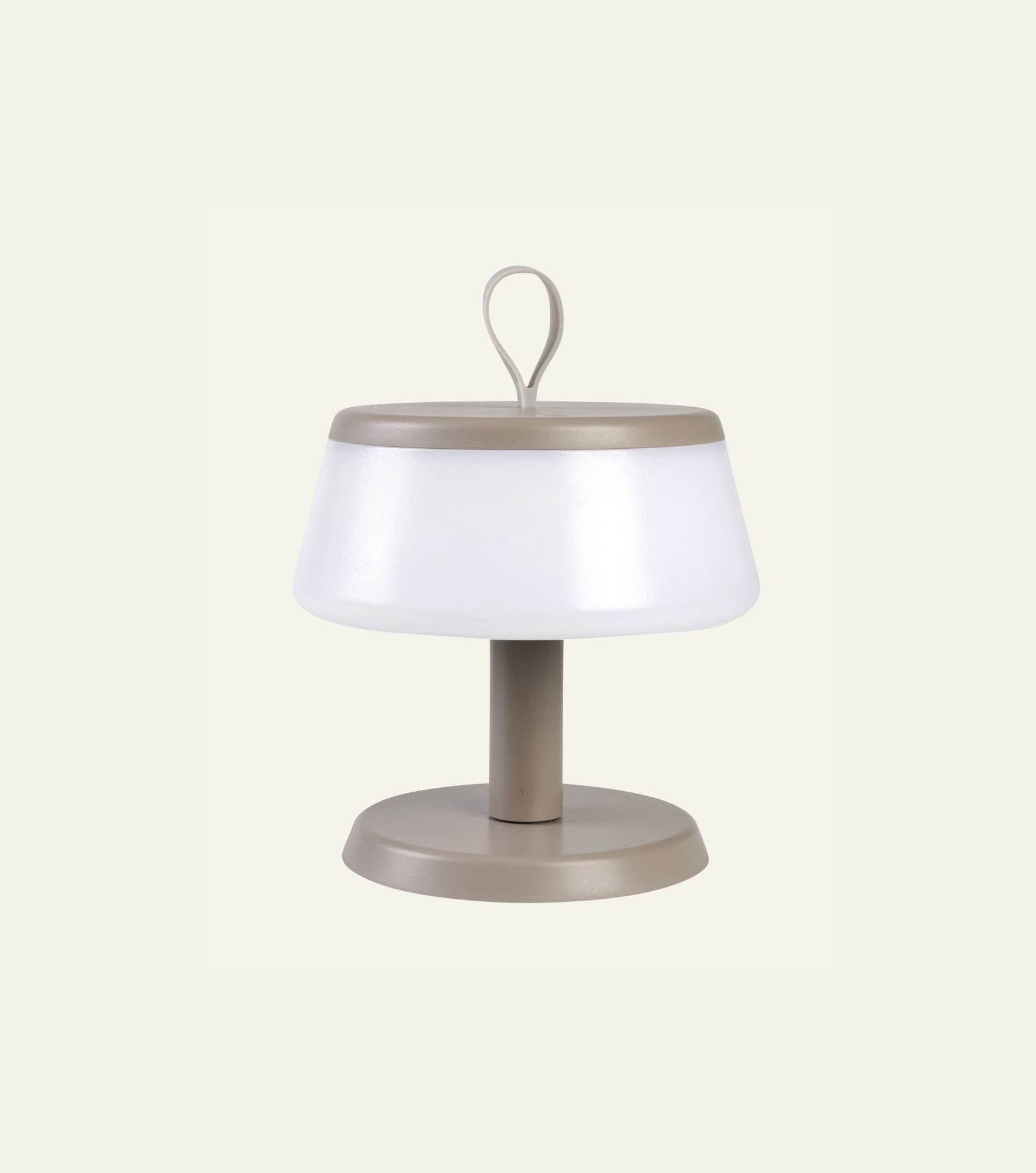 Batteridriven lampa taupe - 4