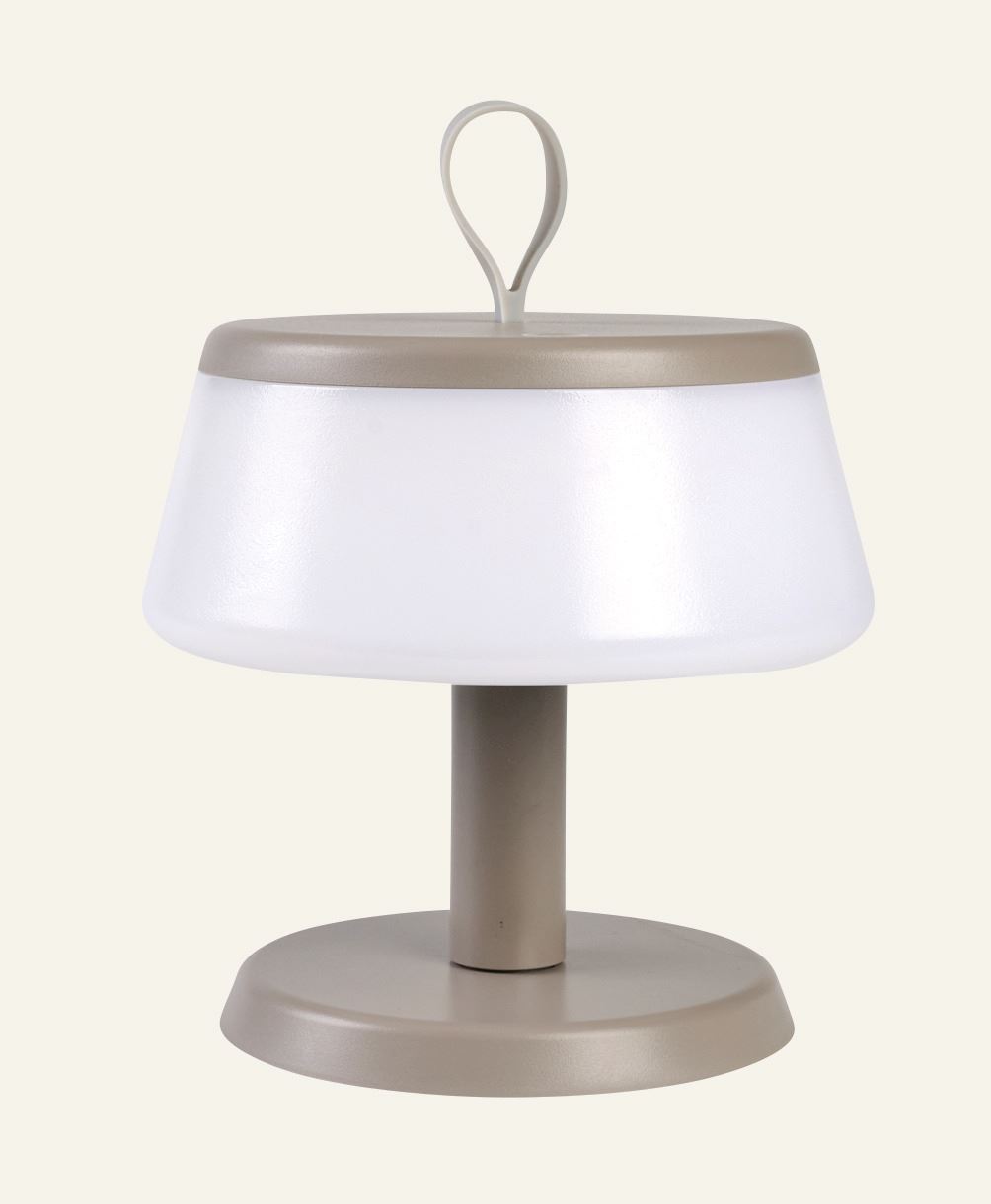 Batteridriven lampa taupe - 4
