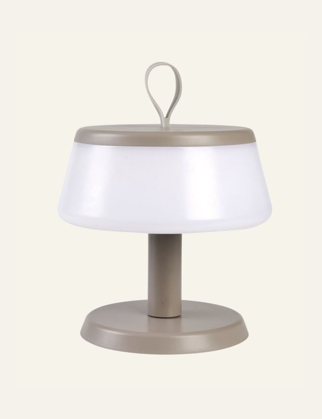 Batteridriven lampa taupe - 4