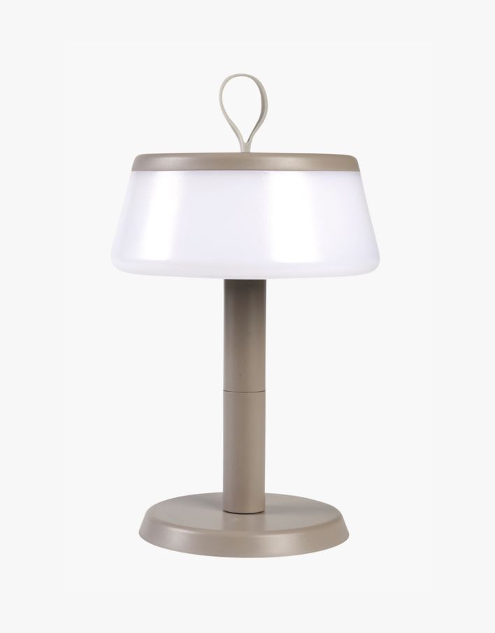 Batteridriven lampa taupe - 22,9 cm ø14,2 taupe - 1