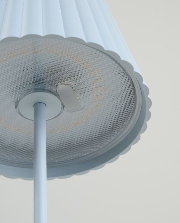 Batteridriven lampa ljusblå - 5