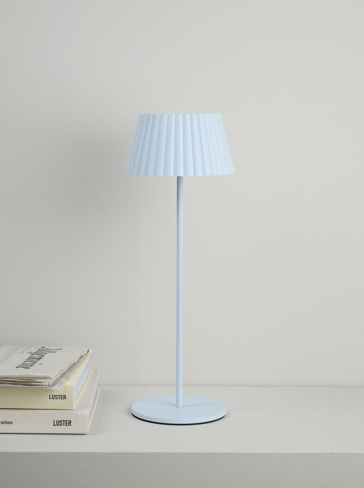 Batteridriven lampa ljusblå - 3