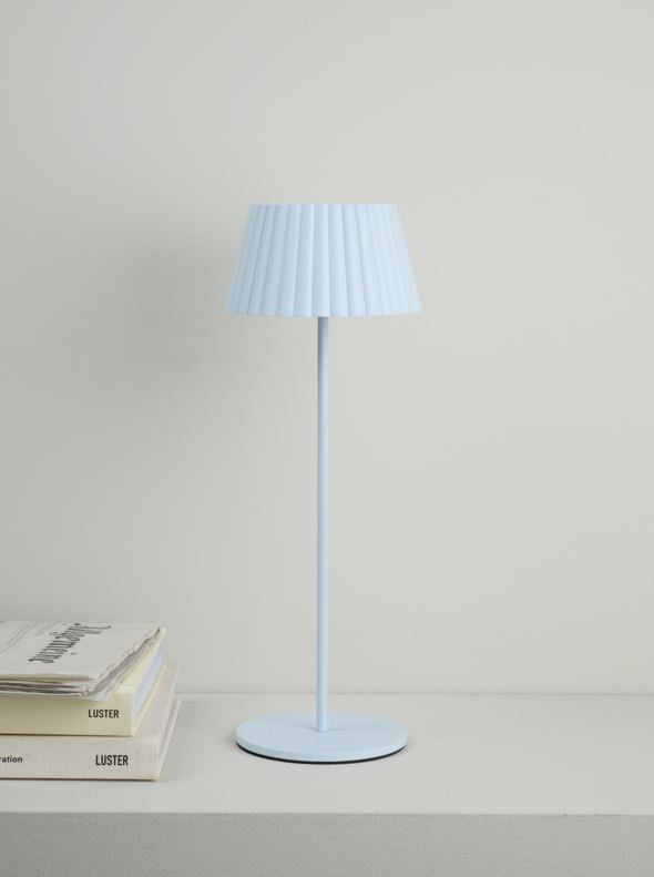 Batteridriven lampa ljusblå - 3