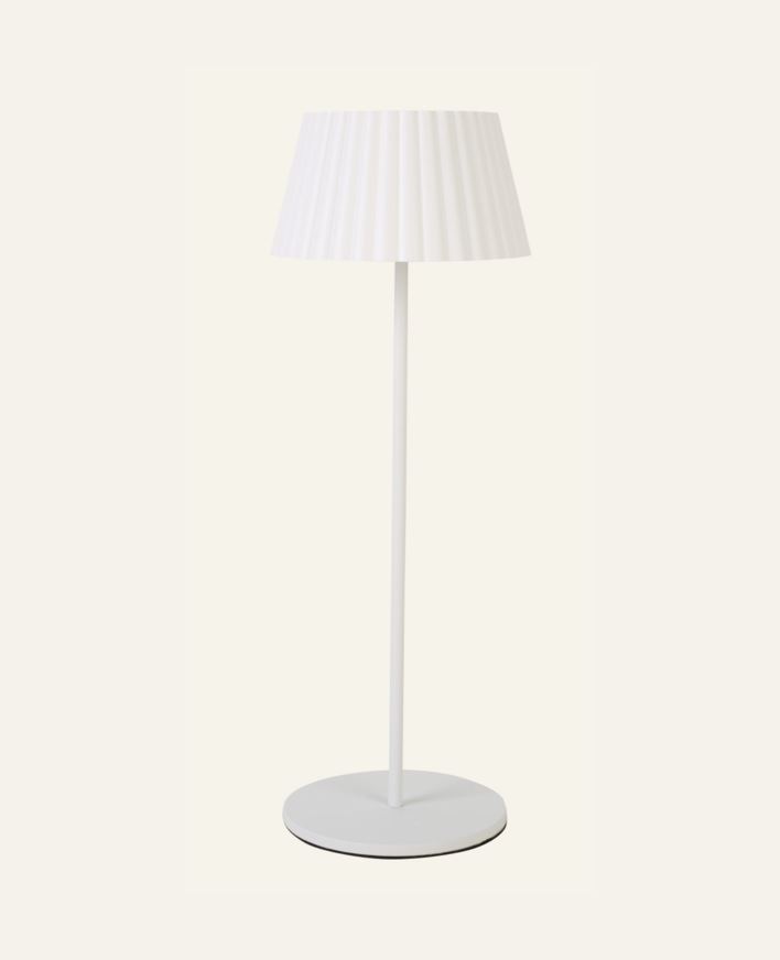 Batteridriven lampa vit - 37,5 cm ø13,5 vit - 1