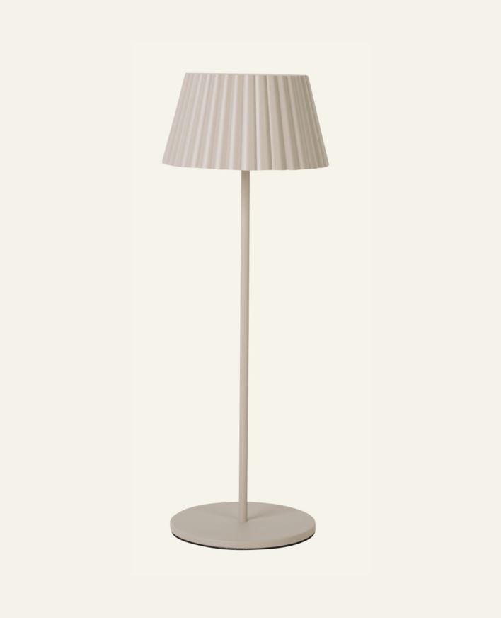 Batteridriven lampa beige - 37,5 cm ø13,5 beige - 1