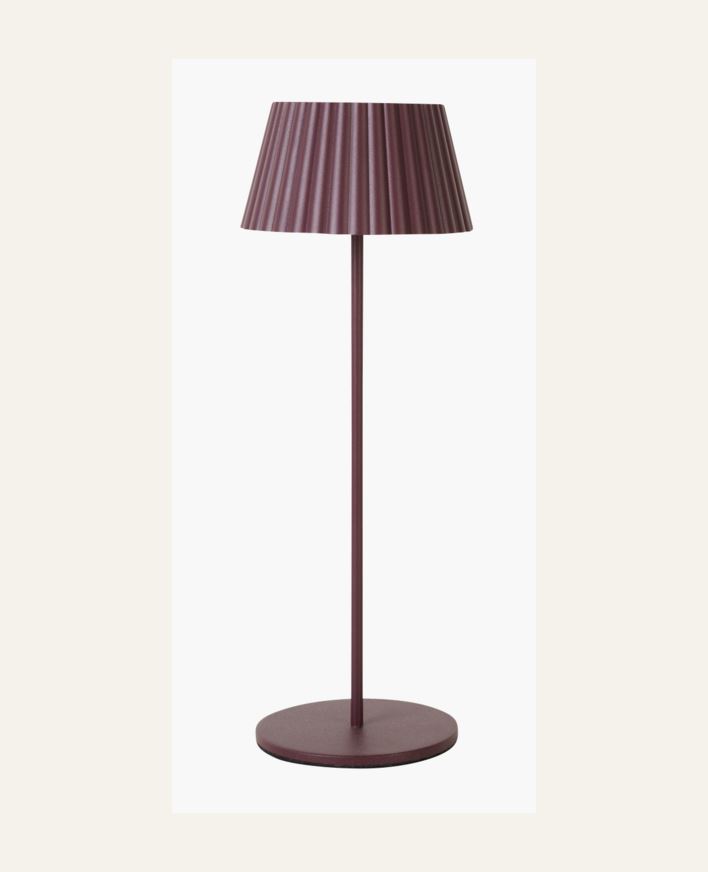 Batteridriven lampa burgundy - 37,5 cm ø13,5 burgundy - 1